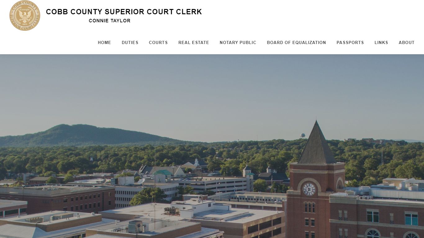 Cobb County Superior Court Clerk – Connie Taylor